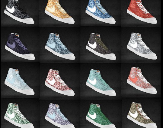 nike blazer personnalisé femme